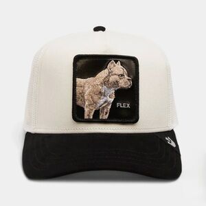 GOORIN BROS THE PITBULL SUEDE TRUCKER HAT/CAP (BEIGE/BLACK) NWT